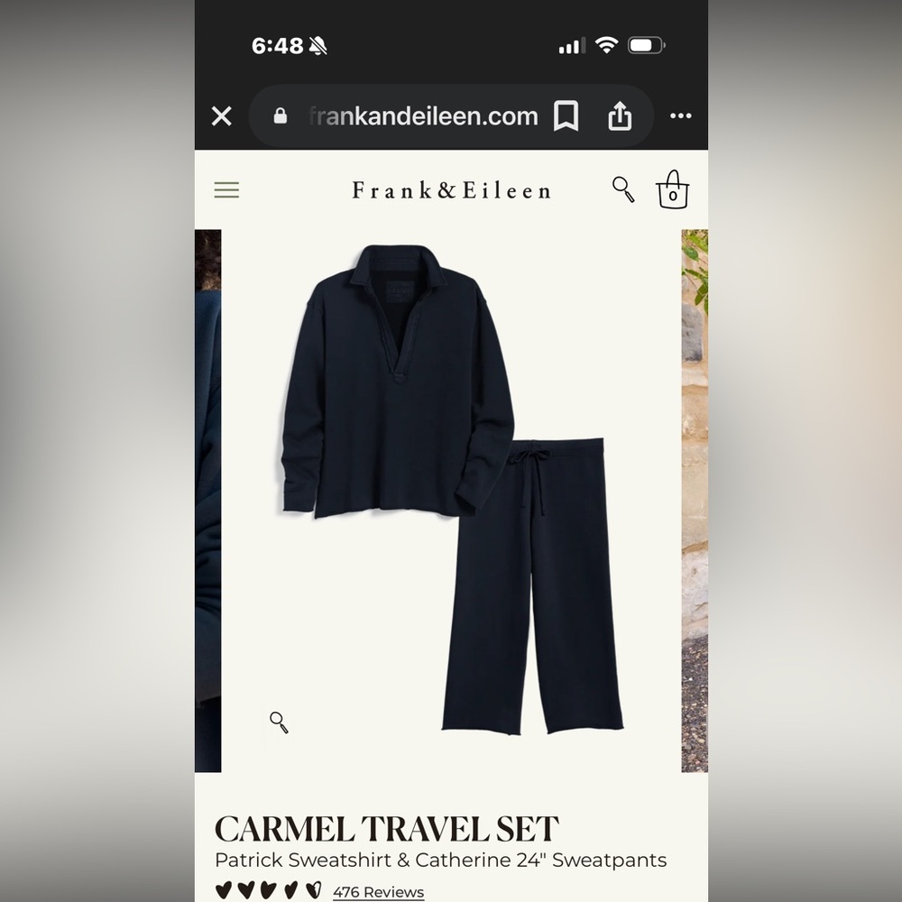 Frank & Eileen Black Travel Set - Carmel Travel Set